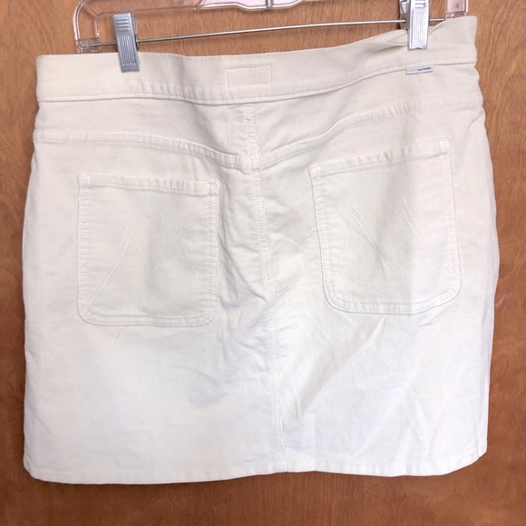 Mother Corduroy Button Fly Skirt - Picture 2 of 6